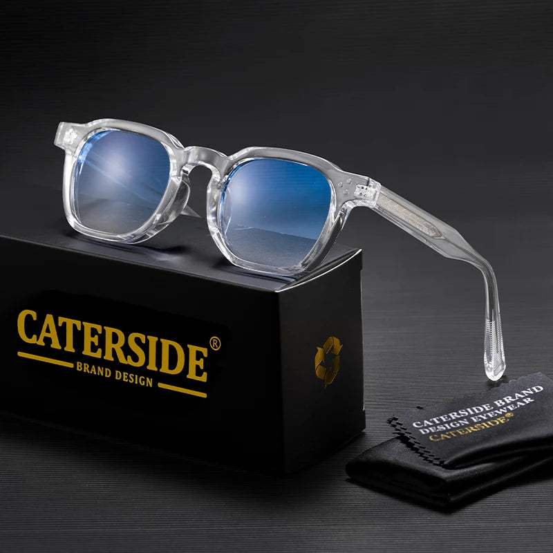Lunettes de Soleil Style Punk Unisexe CATERSIDE – Monture Carrée Miroir UV400 – CLEVI Paris