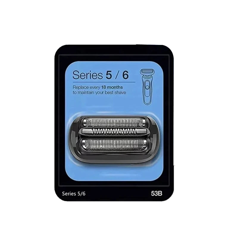 Tête de Remplacement 53B Compatible Braun Série 5 & 6 – Rasoir Électrique Homme