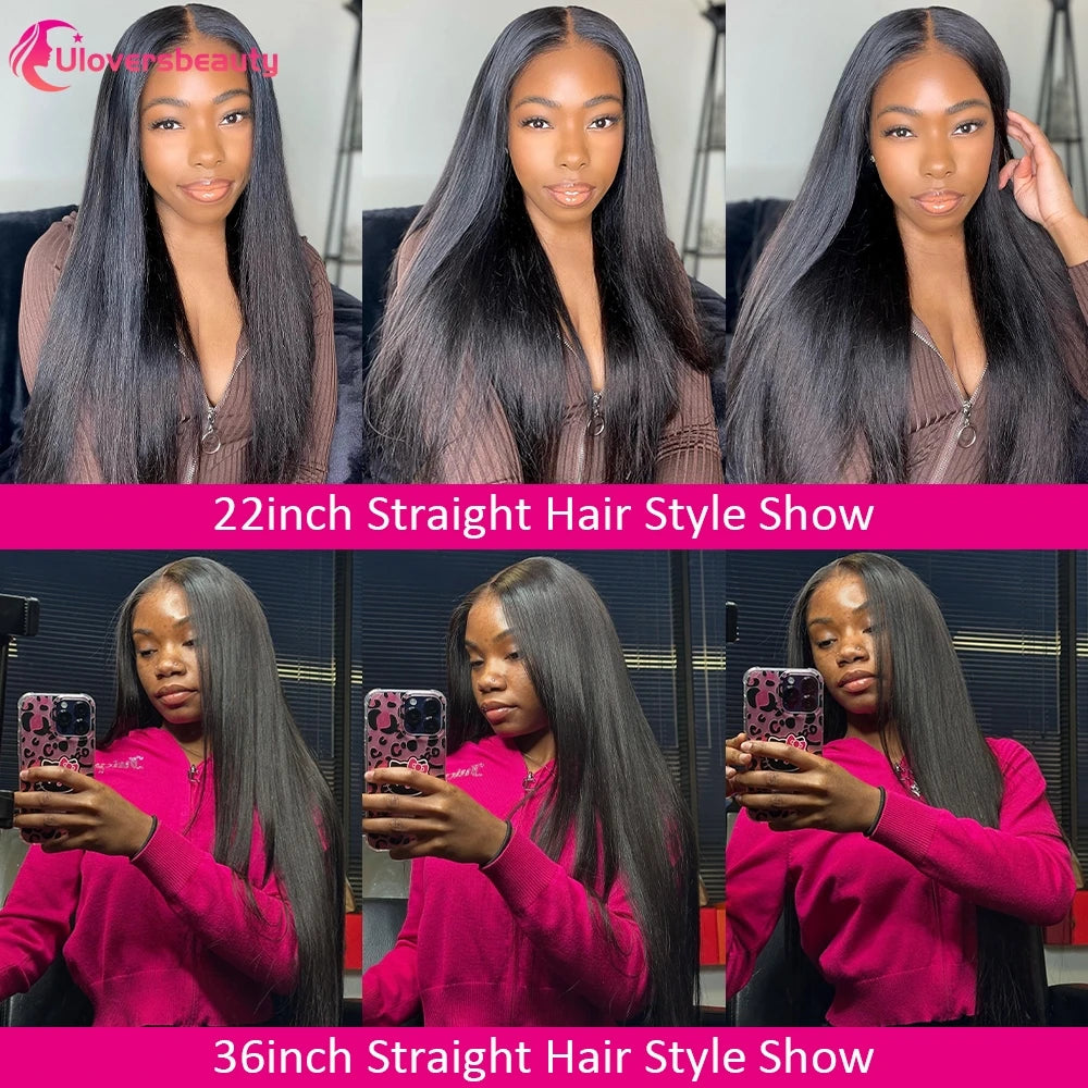 Bundles lisses noirs 1B, cheveux humains – CLEVI Paris