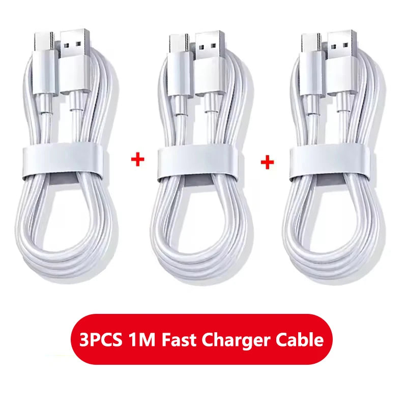 Lot 3 Câbles USB-C 100W 6A Charge Rapide 1m – CLEVI Paris