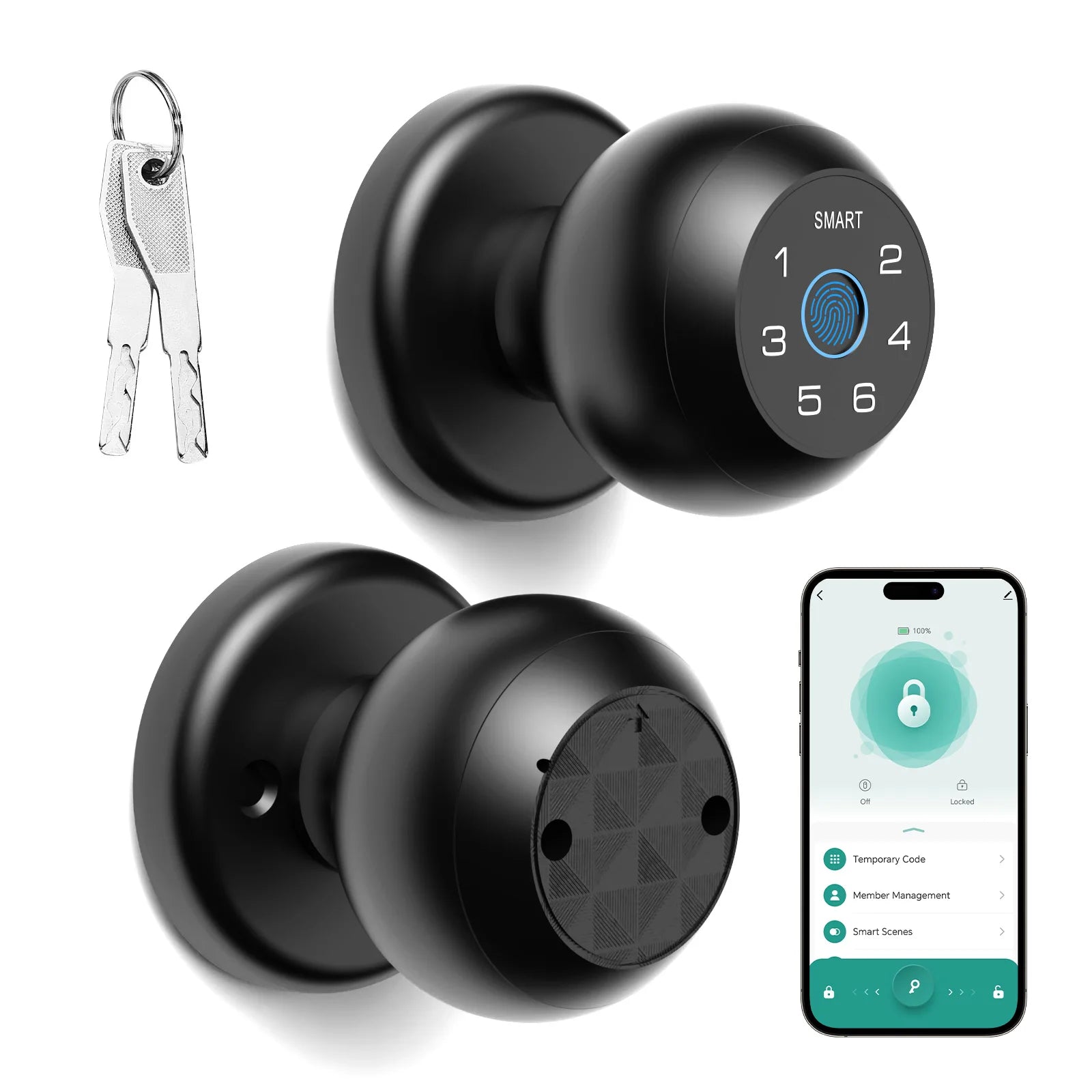 Serrure Connectée Viladepot D2 Empreinte Digitale Tuya Intérieure – CLEVI Paris