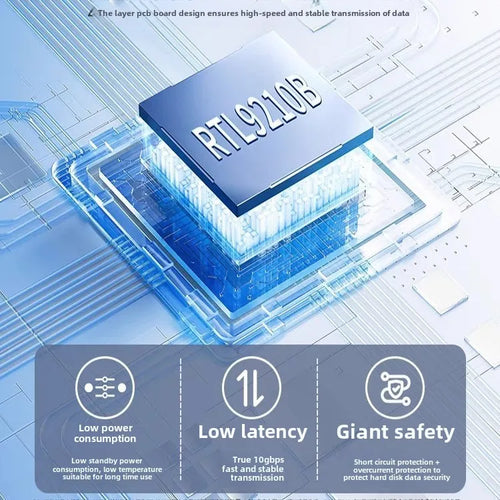 Boîtier SSD Externe M.2 NVMe Aluminium — USB-C Ultra-Rapide — CLEVI Paris