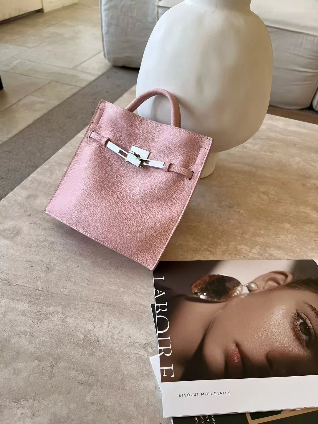 Sac Seau Femme Cuir Vachette Première Couche Style Médiéval – CLEVI Paris