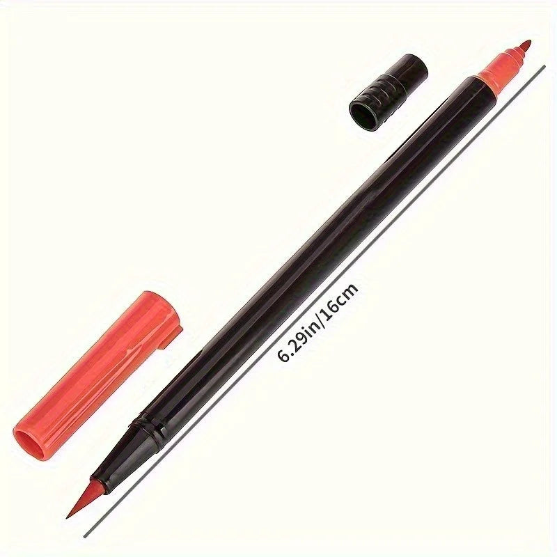 Marqueurs Aquarelle Double Pointe – Set 24 ou 36 Couleurs, Dessin & Loisirs Créatifs – CLEVI Paris