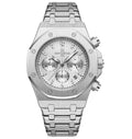 ONTHEEDGE RZY126 – Montre Quartz Homme | Chronographe, Mouvement Japonais MIYOTA, Bracelet Acier