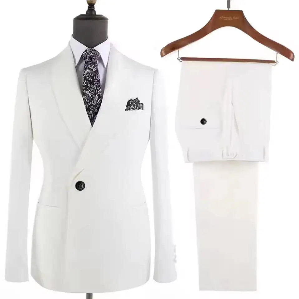 Costume homme 2 pièces double boutonnage – CLEVI Paris