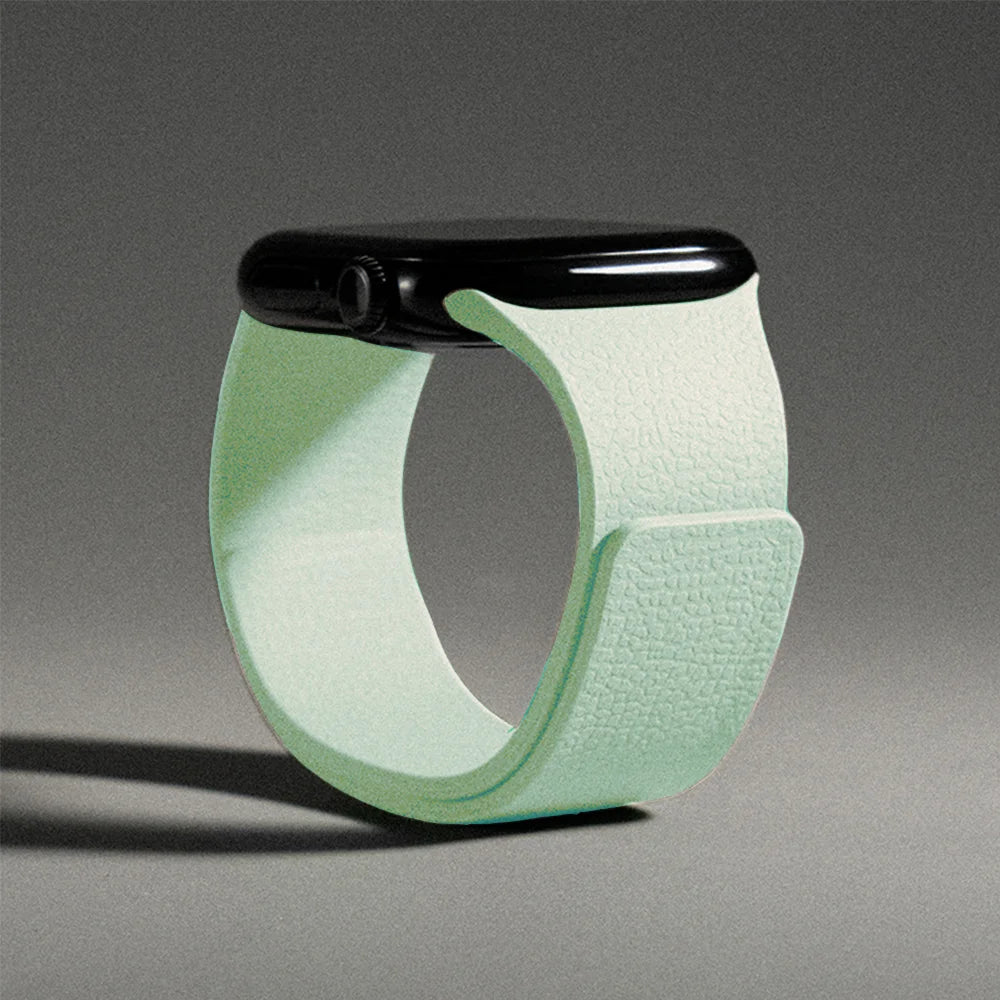 Bracelet Silicone Magnétique Apple Watch – Compatible Series 1–11 SE Ultra 1/2/3 – 38 40 41 42 44 45 46 49mm – CLEVI Paris