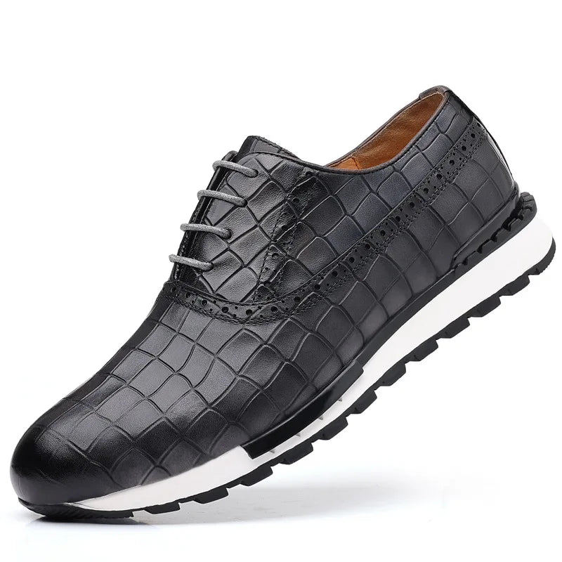 Chaussures Cuir Véritable Homme | Oxford Lacets Imperméable Outdoor