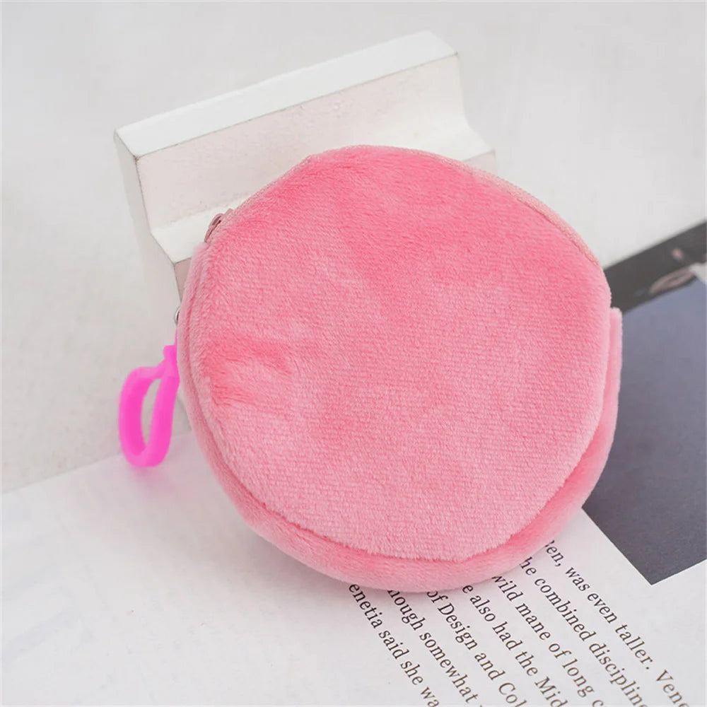 Porte-Monnaie Peluche Rond Kawaii — CLEVI Paris