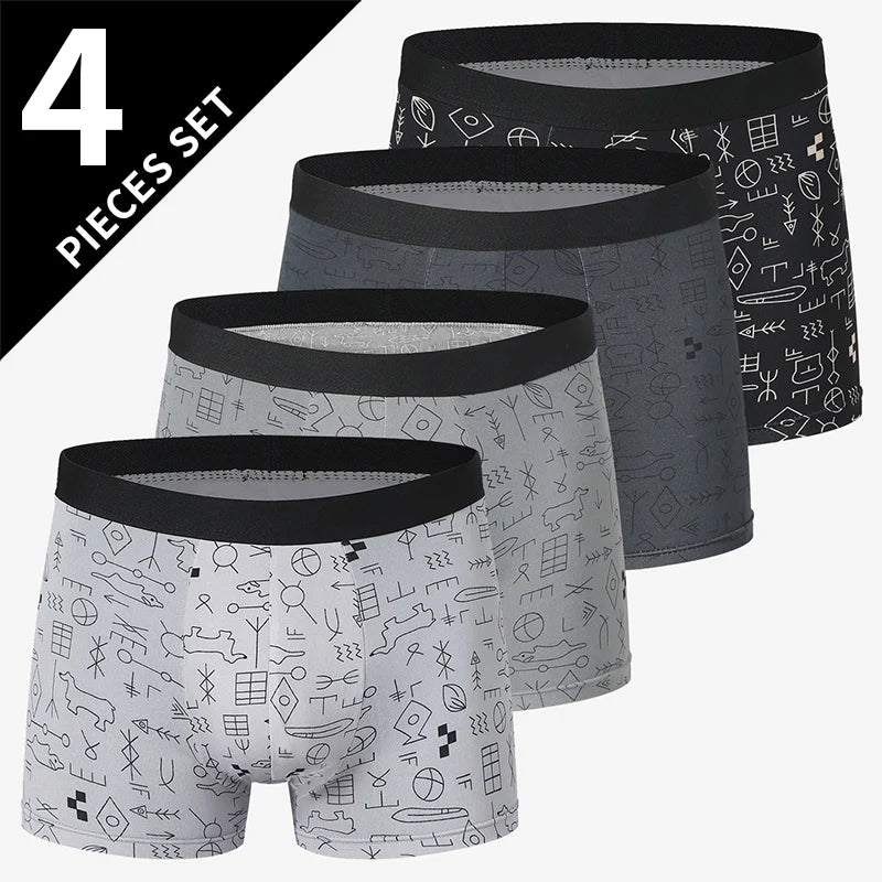 Lot de 4/5 Boxers Homme – Tailles Européennes & Motifs Mode – CLEVI Paris