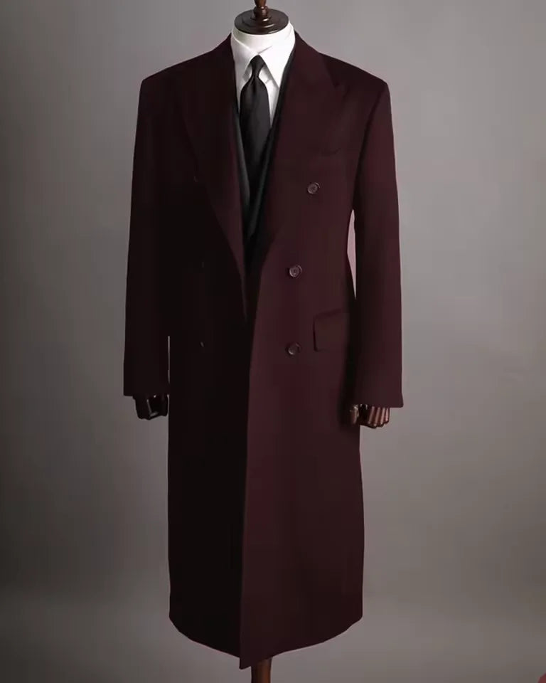 Blazer homme long double boutonnage – CLEVI Paris