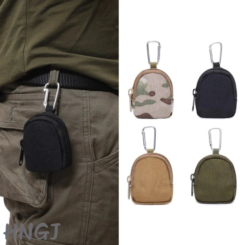 Mini Pochette Nylon Zipper EDC Outdoor Clés Monnaie – CLEVI Paris