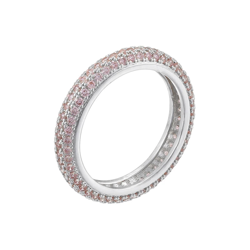 Bague Couple ZHUKOU Style Coréen Pierre CZ Plaqué Or 18K Unisexe Tailles 6-7-8 – CLEVI Paris