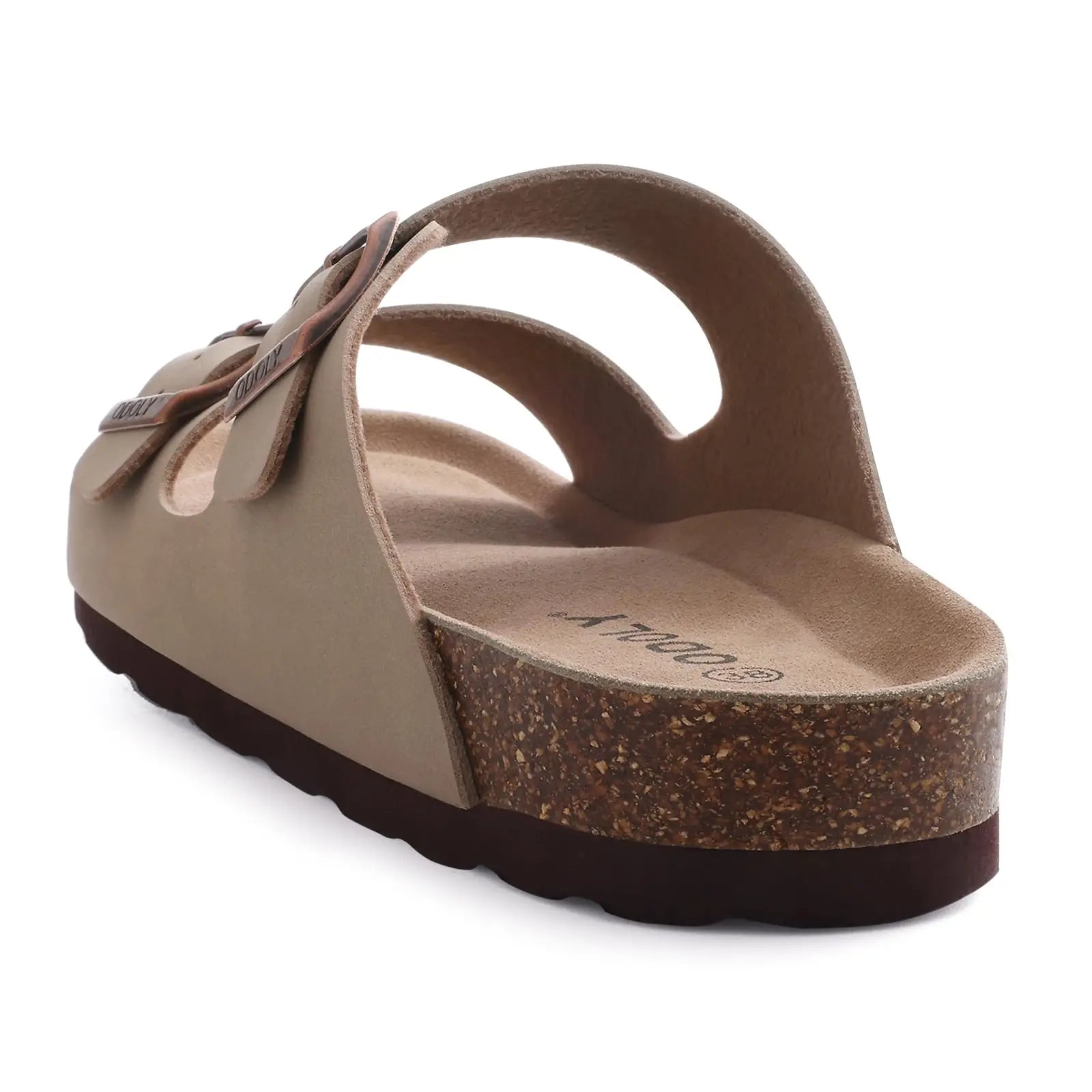 Sandales Homme Été – Cuir PU, Semelle Liège Soutien Plantaire, Slides Outdoor | 6 Coloris