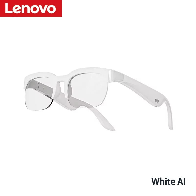 Lunettes Connectées Lenovo 2026 IA – Bluetooth 5.0 Traduction Temps Réel Enregistrement Musique Appels Unisexe – CLEVI Paris