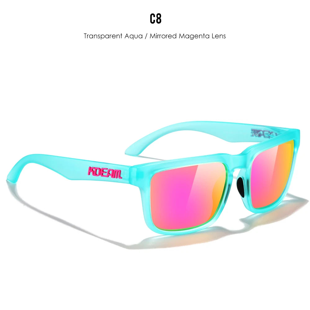 Lunettes de Soleil Polarisées Oversize Homme Femme – Verres Photochromiques Anti-Reflets UV400 – CLEVI Paris