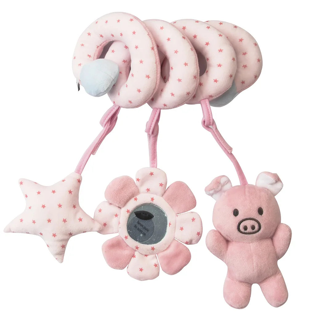 Jouet Sensoriel Bébé Spirale Peluche Animaux Musical Poussette Siège Auto QWZ – CLEVI Paris