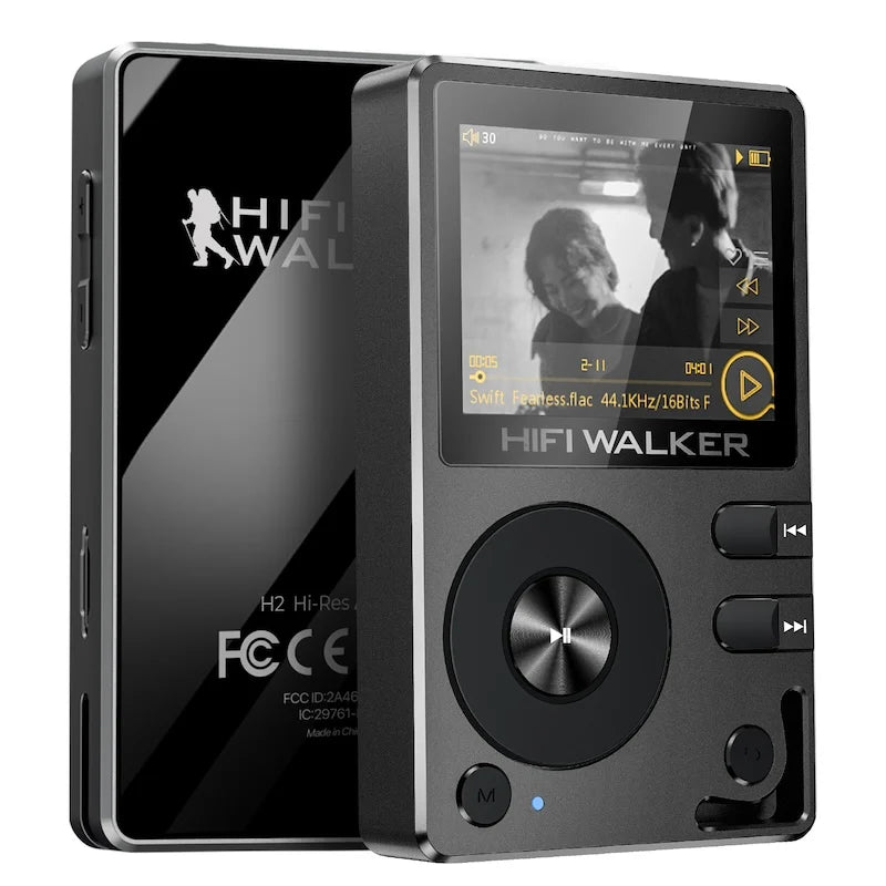 HiFi Walker H2 DAP ES9018K2M DSD128 Bluetooth 5.2 LDAC USB-DAC 64Go – CLEVI Paris
