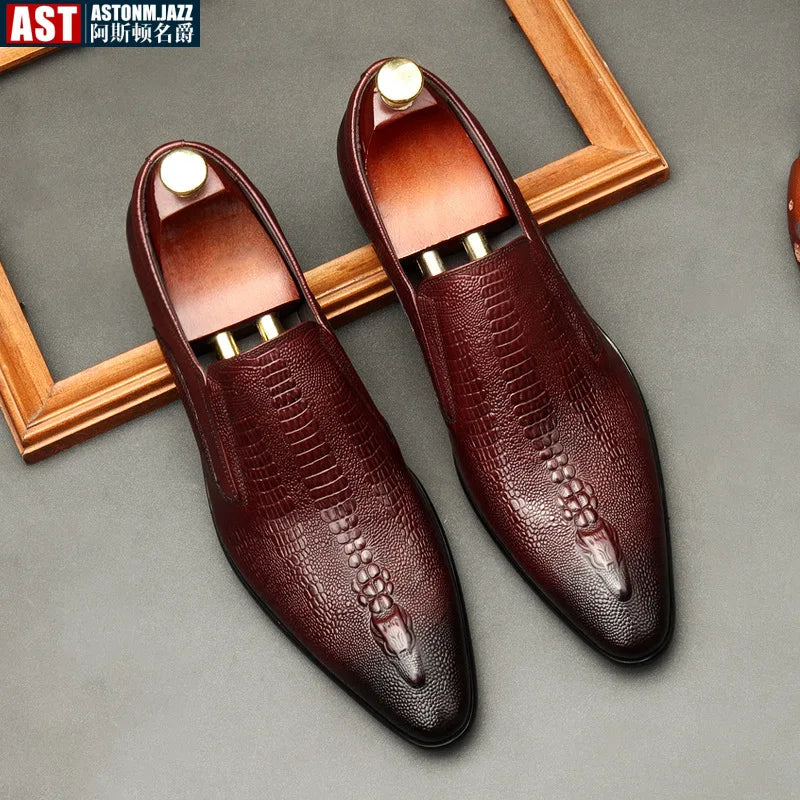 Oxford Homme Cuir Véritable Multi-Style – CLEVI Paris