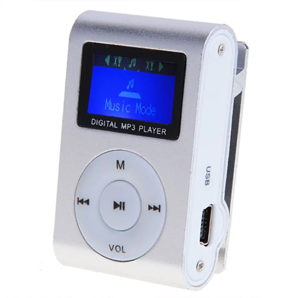Throughpp Mini Lecteur MP3 Clip Métal LCD TF 32Go EQ 5 Modes Sport – CLEVI Paris