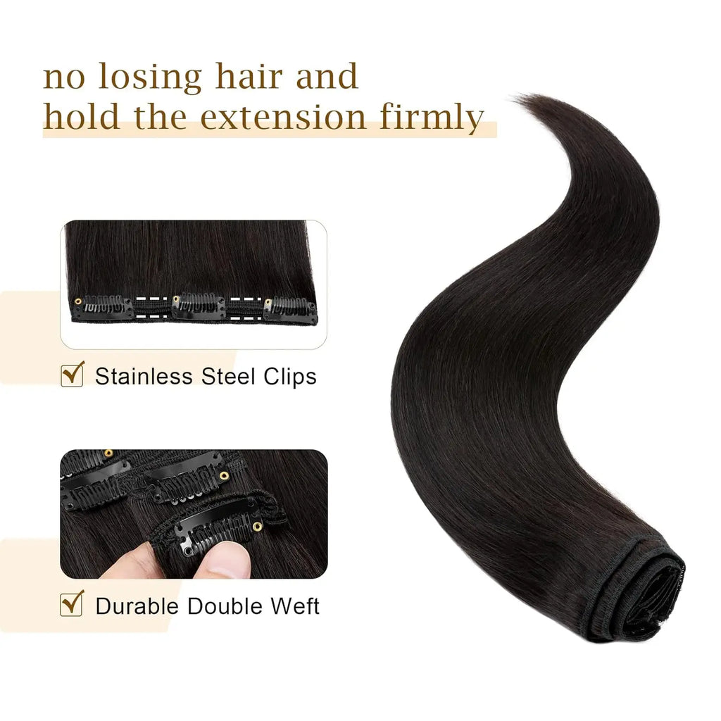 Extensions Cheveux Clip-In Remy Straight – CLEVI Paris