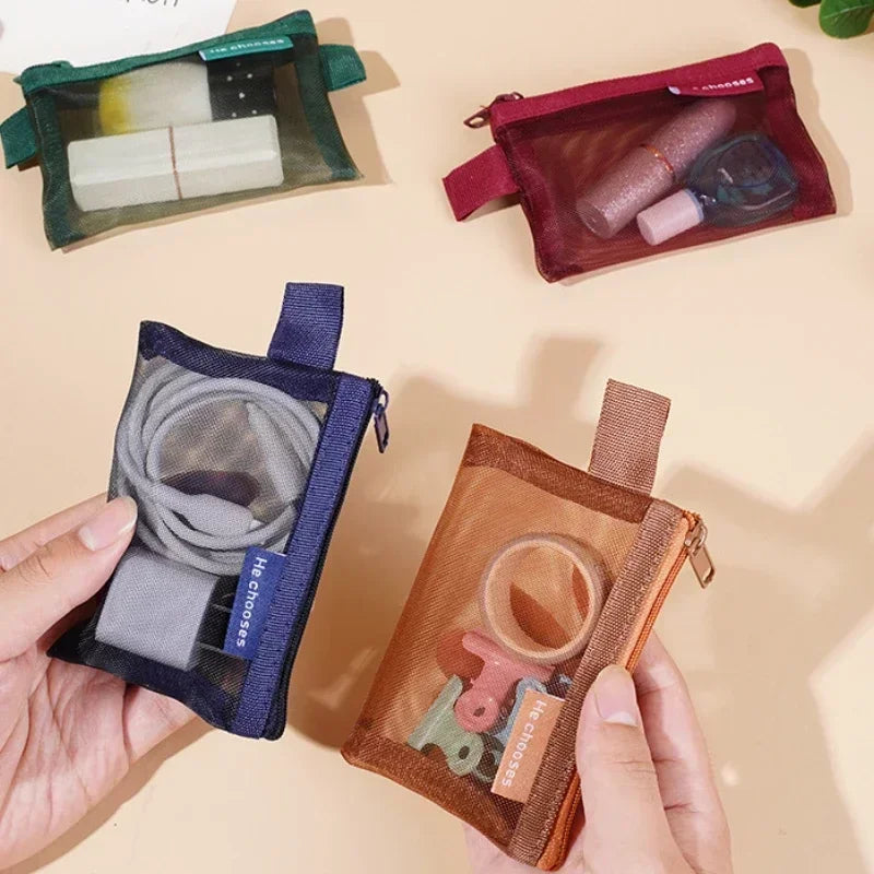 Pochette Zippée Nylon Vintage | Porte-Monnaie, Clés, Cartes & Accessoires, 6 Coloris – CLEVI Paris