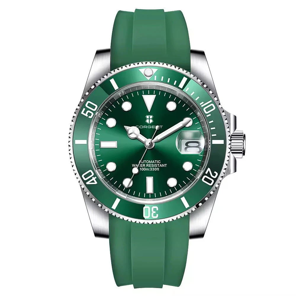 Montre Automatique Homme Corgeut 40mm Mouvement Japonais Saphir – CLEVI Paris
