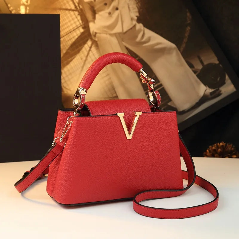 Sac Épaule Femme Cuir Synthétique Style Parisien Vintage Luxe – CLEVI Paris
