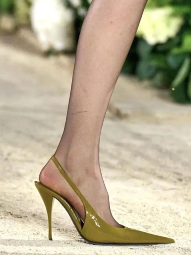 Sandales Stiletto Pointues Femme Talons Aiguilles – CLEVI Paris