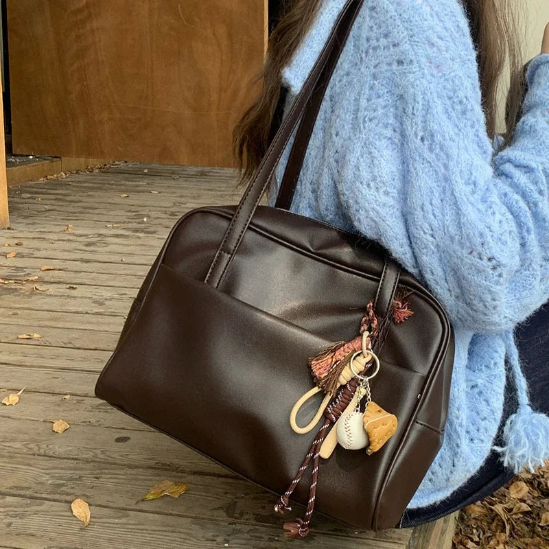 Sac Cabas Femme Cuir PU Grande Capacité Fermeture Magnétique – CLEVI Paris