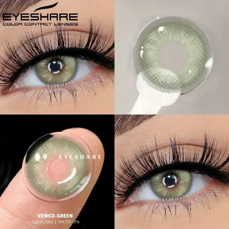 Lentilles de Contact Colorées EYESHARE | Sans Correction | 15 Coloris | Port Annuel – CLEVI Paris