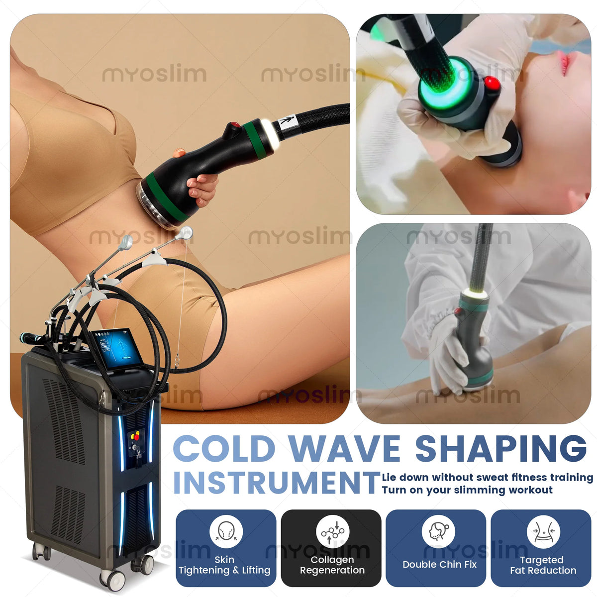 Appareil Coolwave 2,45 GHz pour soins corporels – CLEVI Paris
