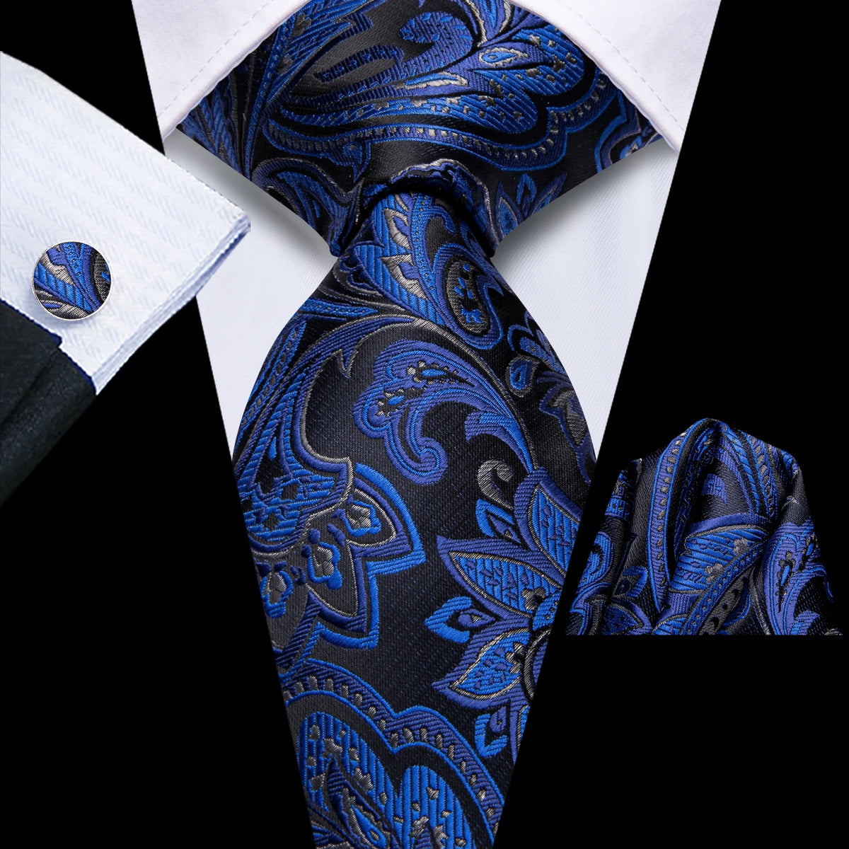 Ensemble cravate homme paisley – CLEVI Paris