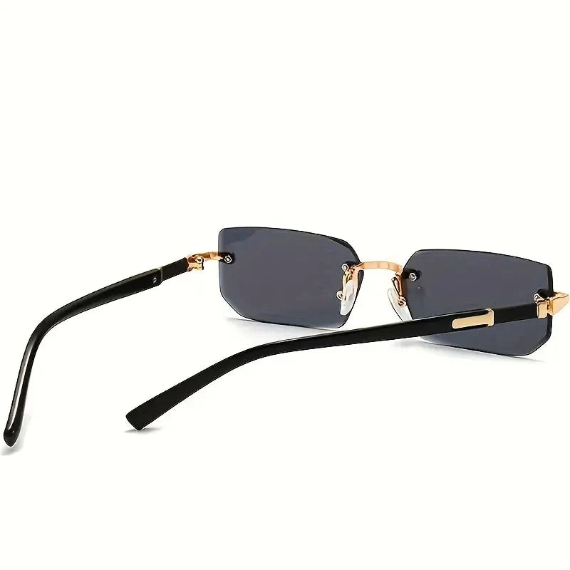 Lunettes de Soleil Sans Monture Rectangle Fashion — CLEVI Paris