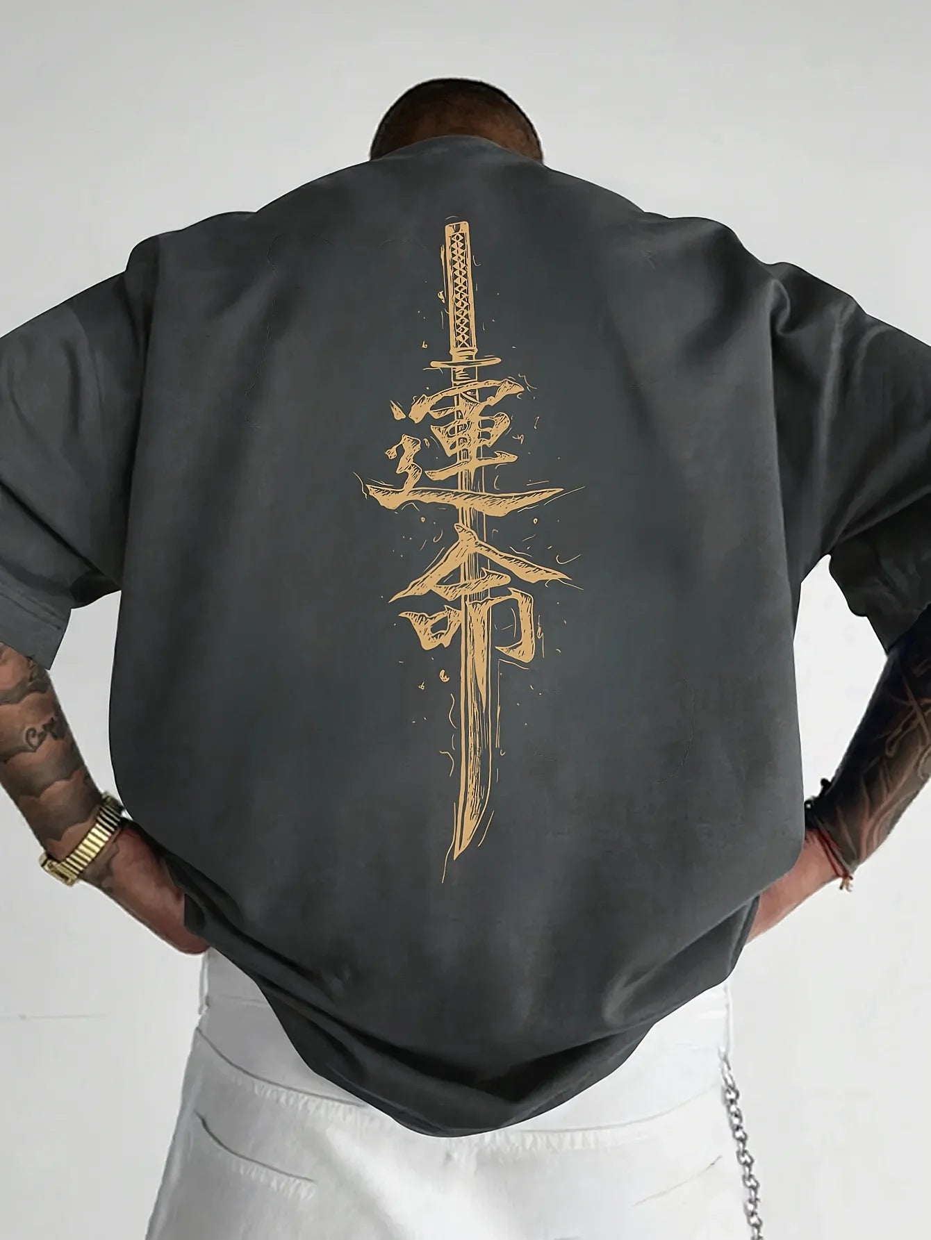 T-Shirt Unisexe Imprimé Samouraï Japonais 100% Coton Manches Courtes 15 Coloris – CLEVI Paris