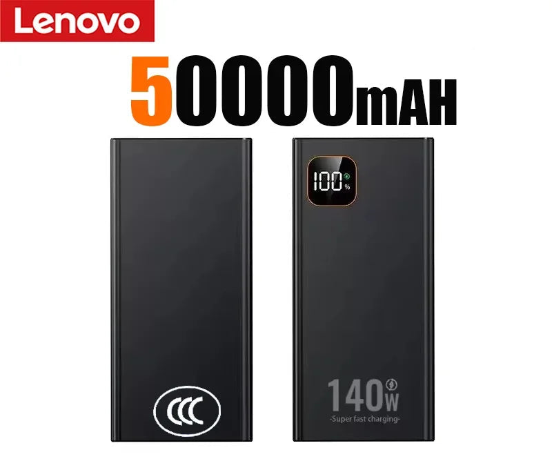 Batterie Externe Lenovo 140W CCC Écran LED 50-200000mAh – CLEVI Paris