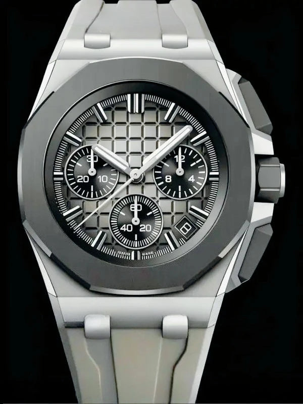 Montre Homme Quartz G4G Bracelet Acier Inox 42mm Lumineux Calendrier Complet 3 ATM 17 Coloris – CLEVI Paris