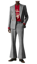 Costume Homme Pied-de-Poule Évasé – CLEVI Paris
