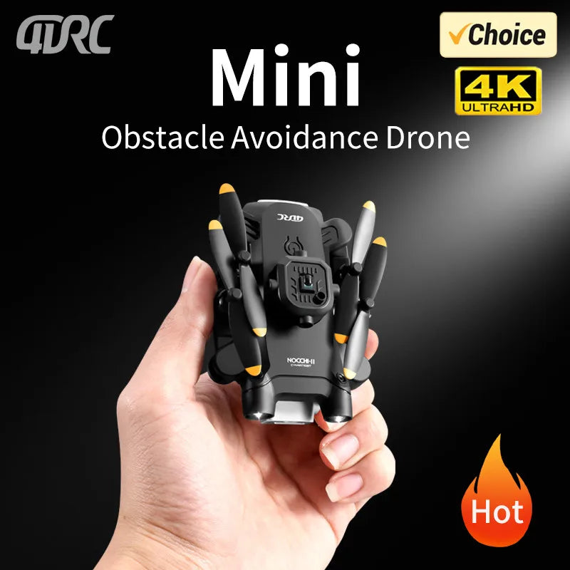 Mini Drone 4DRC V30 4K Double Caméra – Évitement d'Obstacles 5 Faces, FPV WiFi & Positionnement Optique – CLEVI Paris