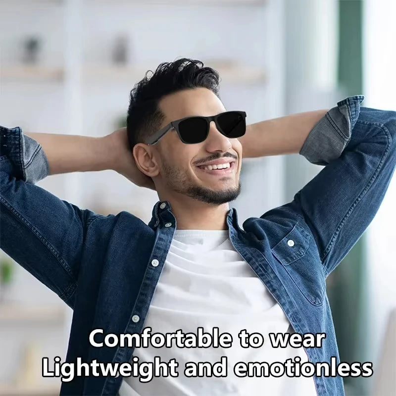 Lunettes IA Lenovo 8K Bluetooth Traduction Musique Unisexe – CLEVI Paris