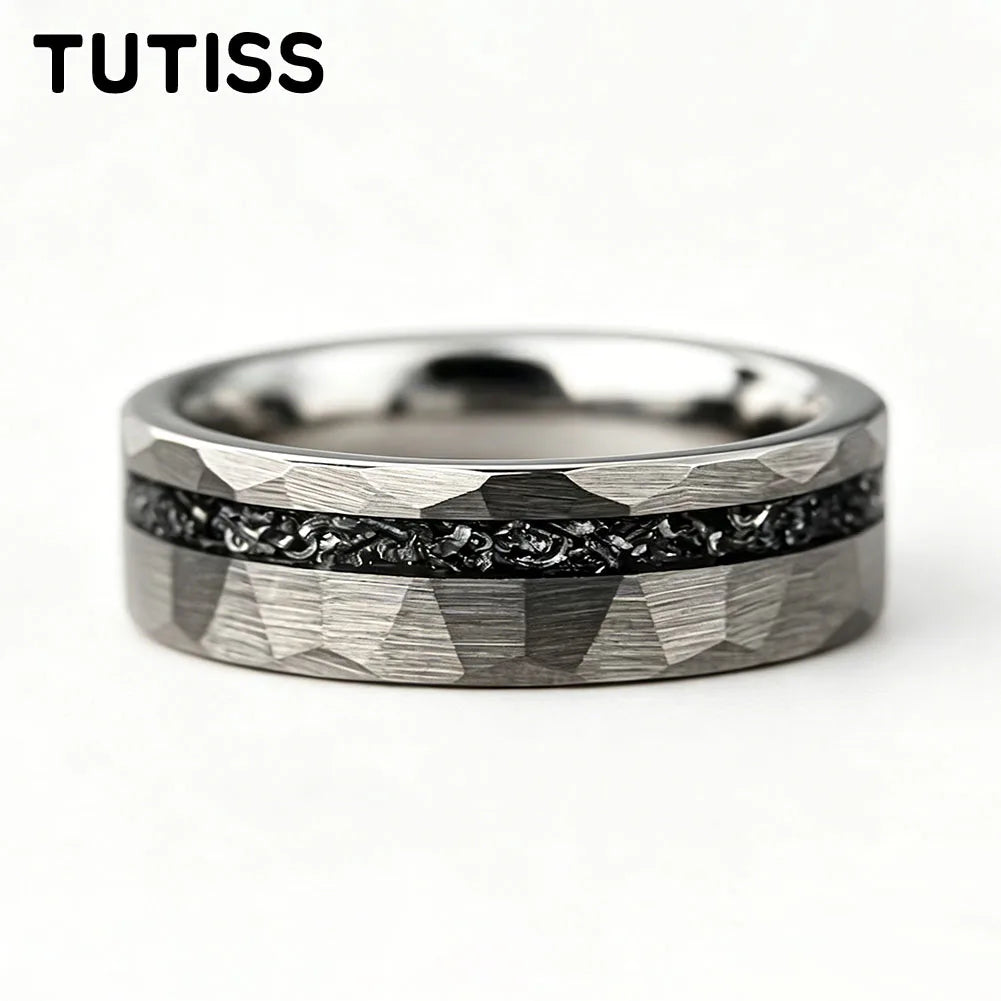Bague Unisexe en Tungstène 6/8 mm – CLEVI Paris