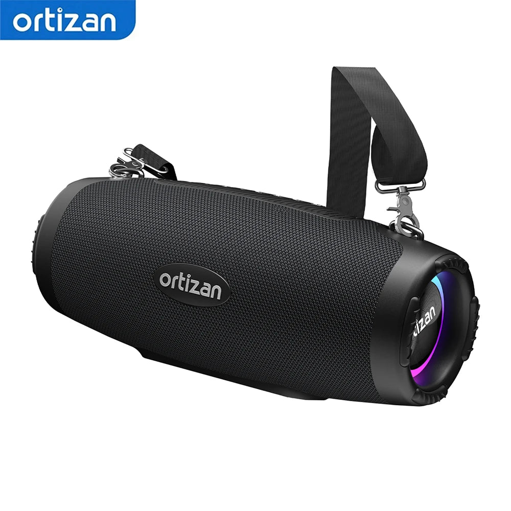 Ortizan M8 Enceinte Bluetooth 60W IP67 Auracast RGB Bass Boost 20h – CLEVI Paris