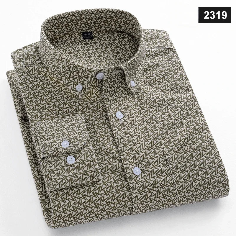 Chemise Oxford Homme Casual Manches Longues – CLEVI Paris