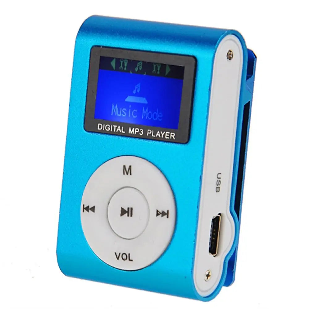 Throughpp Mini Lecteur MP3 Clip Métal LCD TF 32Go EQ 5 Modes Sport – CLEVI Paris