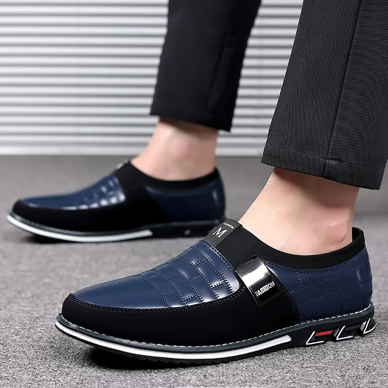 Chaussures Casual Homme PU Cuir Lacets Respirant Grande Taille | Business & Casual EU 38-50