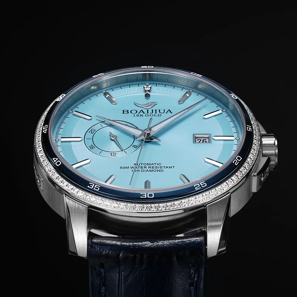 Montre BORIAGE B8001 Automatique Homme Saphir Miyota 8217 Waterproof 50M – CLEVI Paris