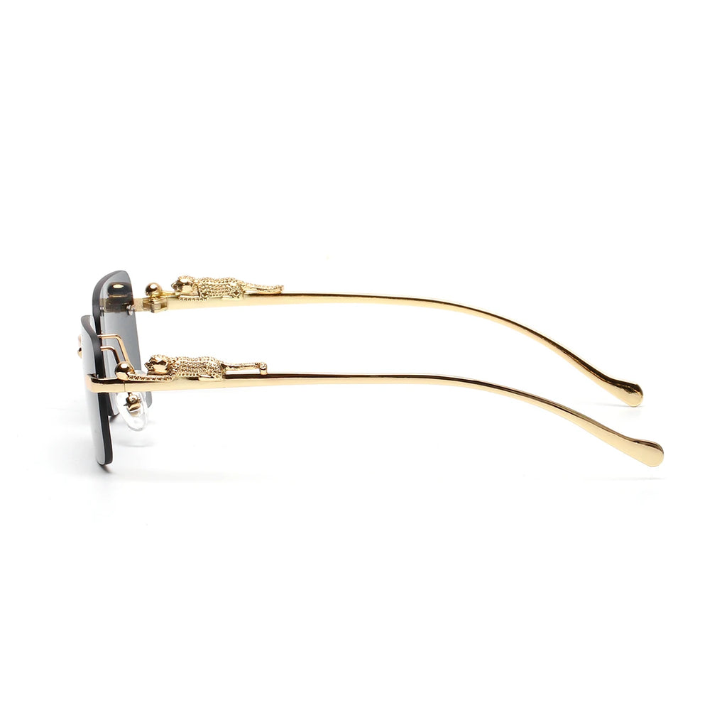 Lunettes de Soleil Sans Monture Carrées Hip Hop – Monture Polycarbonate UV400 Outdoor – CLEVI Paris