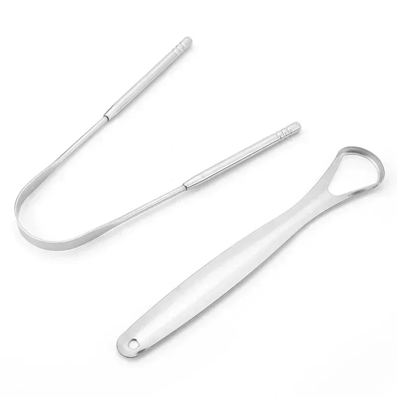 Gratte-Langue Inox Réutilisable — CLEVI Paris