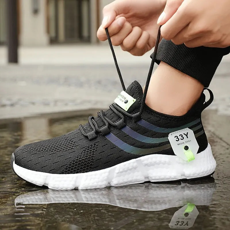 Baskets Homme Respirantes & Légères – Casual Sport Sneakers – CLEVI Paris