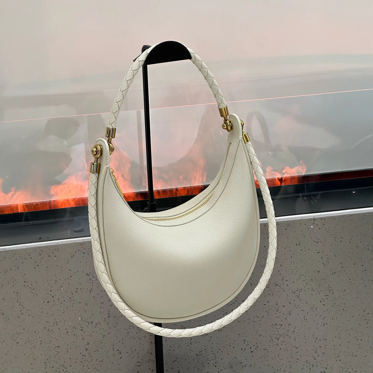 Sac bandoulière femme en cuir Mendy – CLEVI Paris